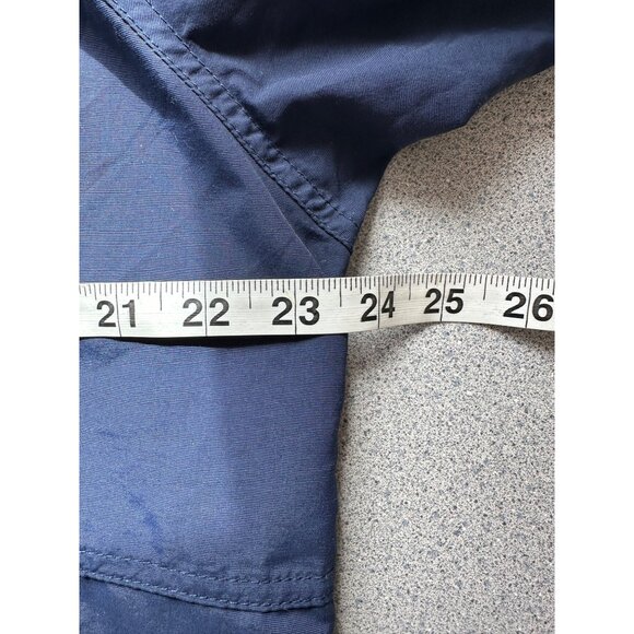 LL Bean Womens Mountain Classic Anorak Large Navy Outdoors Nature Hiking - Picture 7 of 8